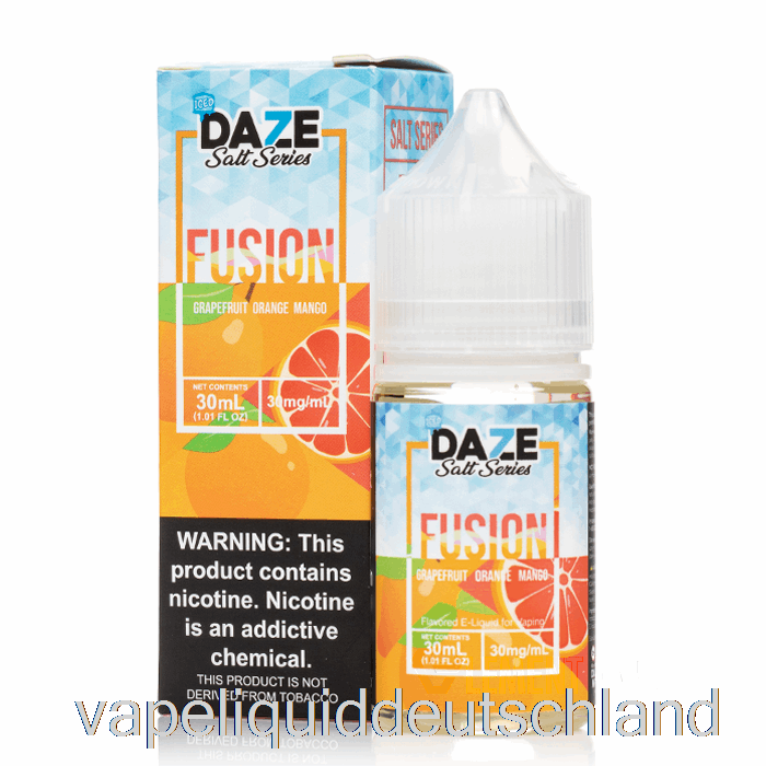Geeiste Grapefruit-Orangen-Mango – 7 Daze Fusion Salts – 30 Ml 30 Mg Vape Deutschland